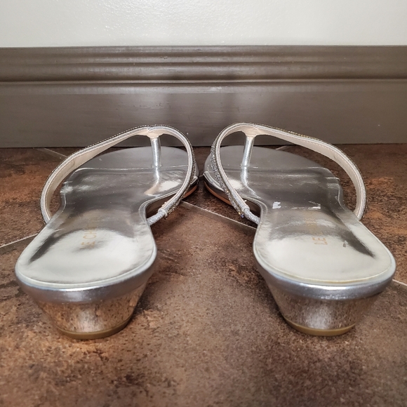 Le Chateau Rhinestone Sandals - Picture 4 of 9